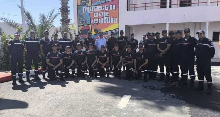 Jendouba: Un exercice appliqué entre les unités de protection civile tunisienne et algérienne