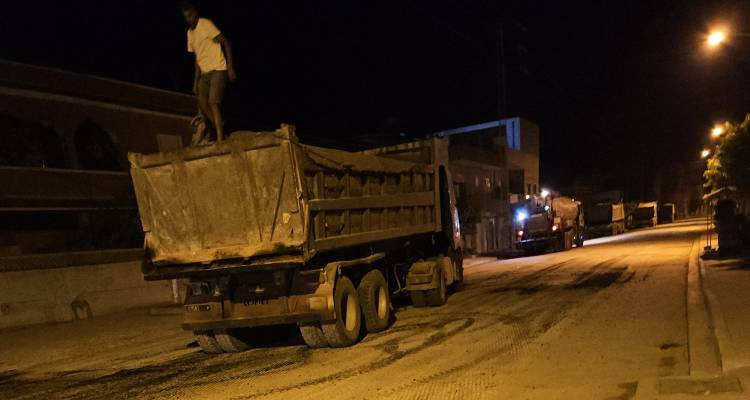 Le lancement de la dernière étape du projet pour protéger la ville d'Abdel Rahman des inondations