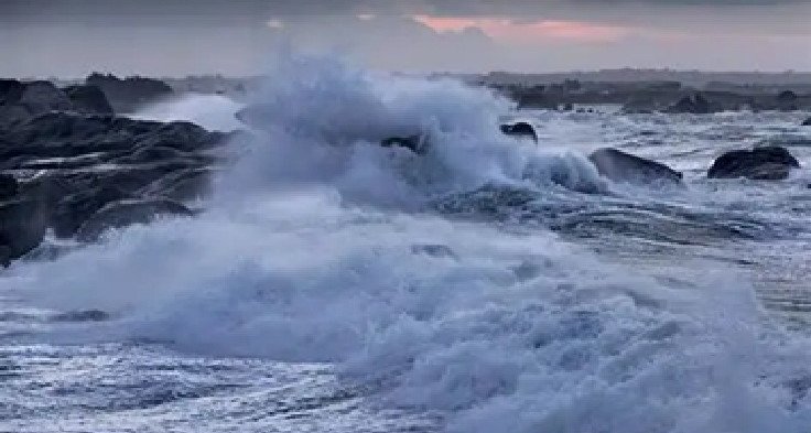 Les pluies dans ces régions et la mer sont troublées aujourd'hui