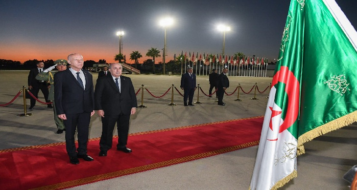 Le président Saeed arrive en Algérie