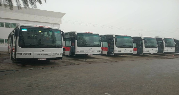 Nabeul Transport Company renforce sa flotte avec 6 nouveaux bus