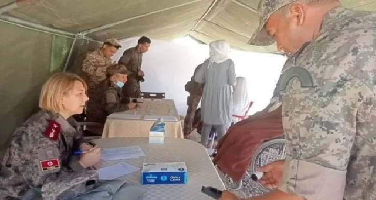 Un convoi médical militaire multi-spécialités à Remada