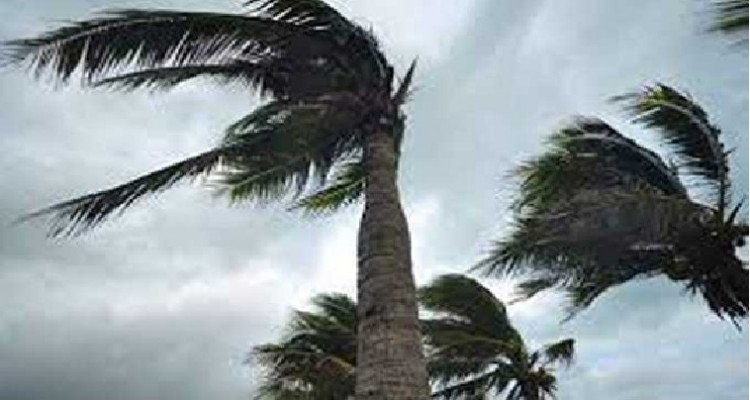 La vitesse du vent atteint 100 km/h aujourd'hui alors que la pluie continue